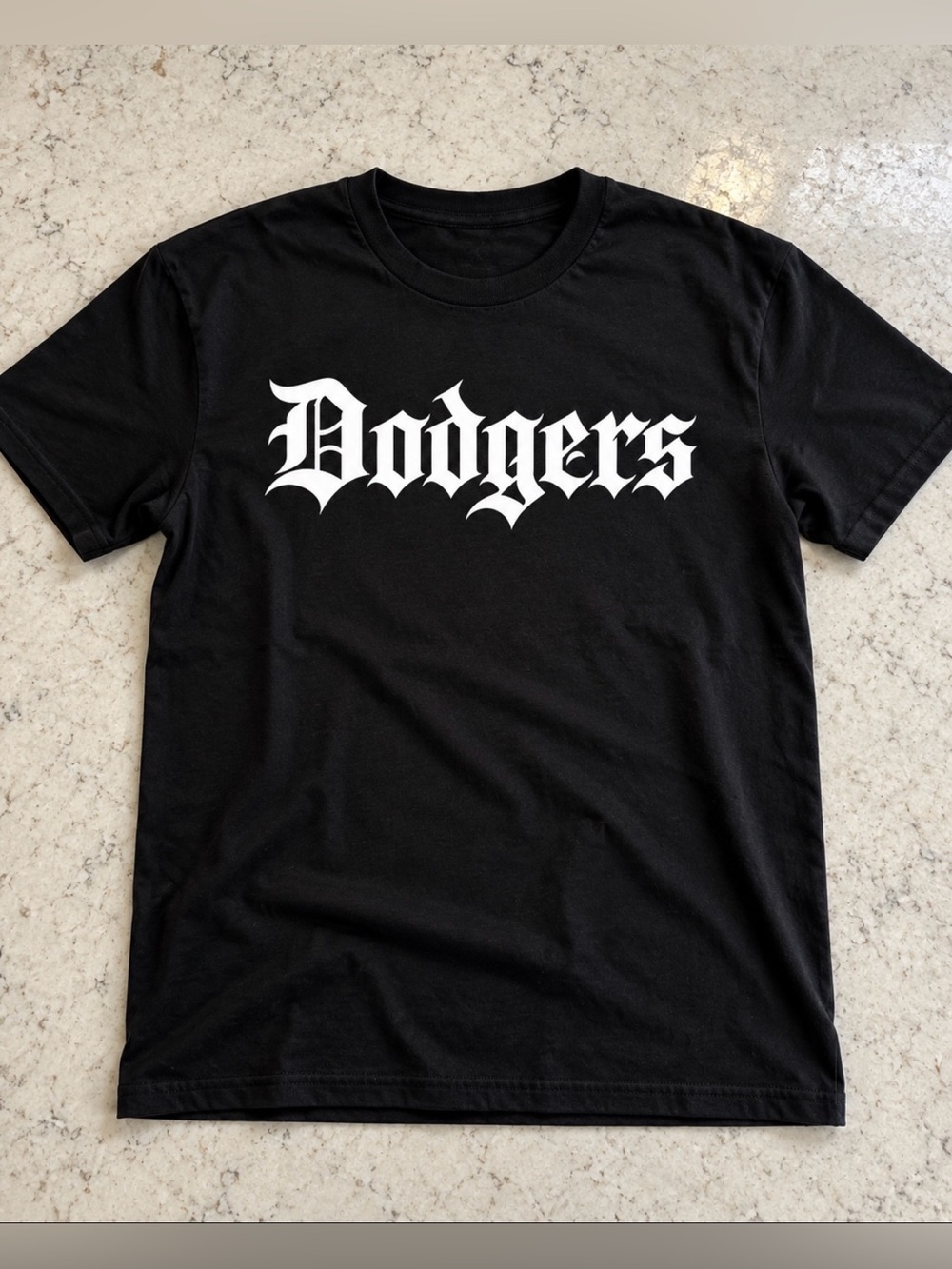 Dodgers Black Graphic Tee - Men's Casual Shirt